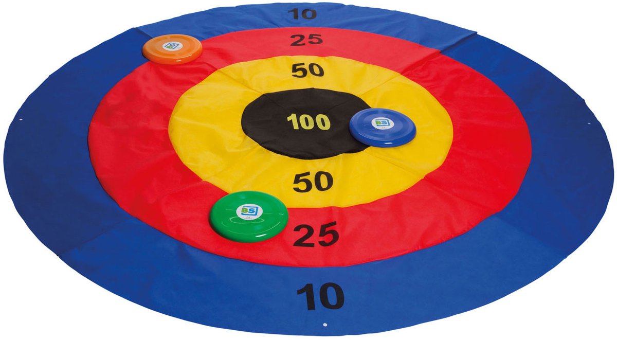 BS Toys Disc Deluxe - Jeu De Lancer Pour Enfants - Jeux De Jardin Pour Enfants A Partir