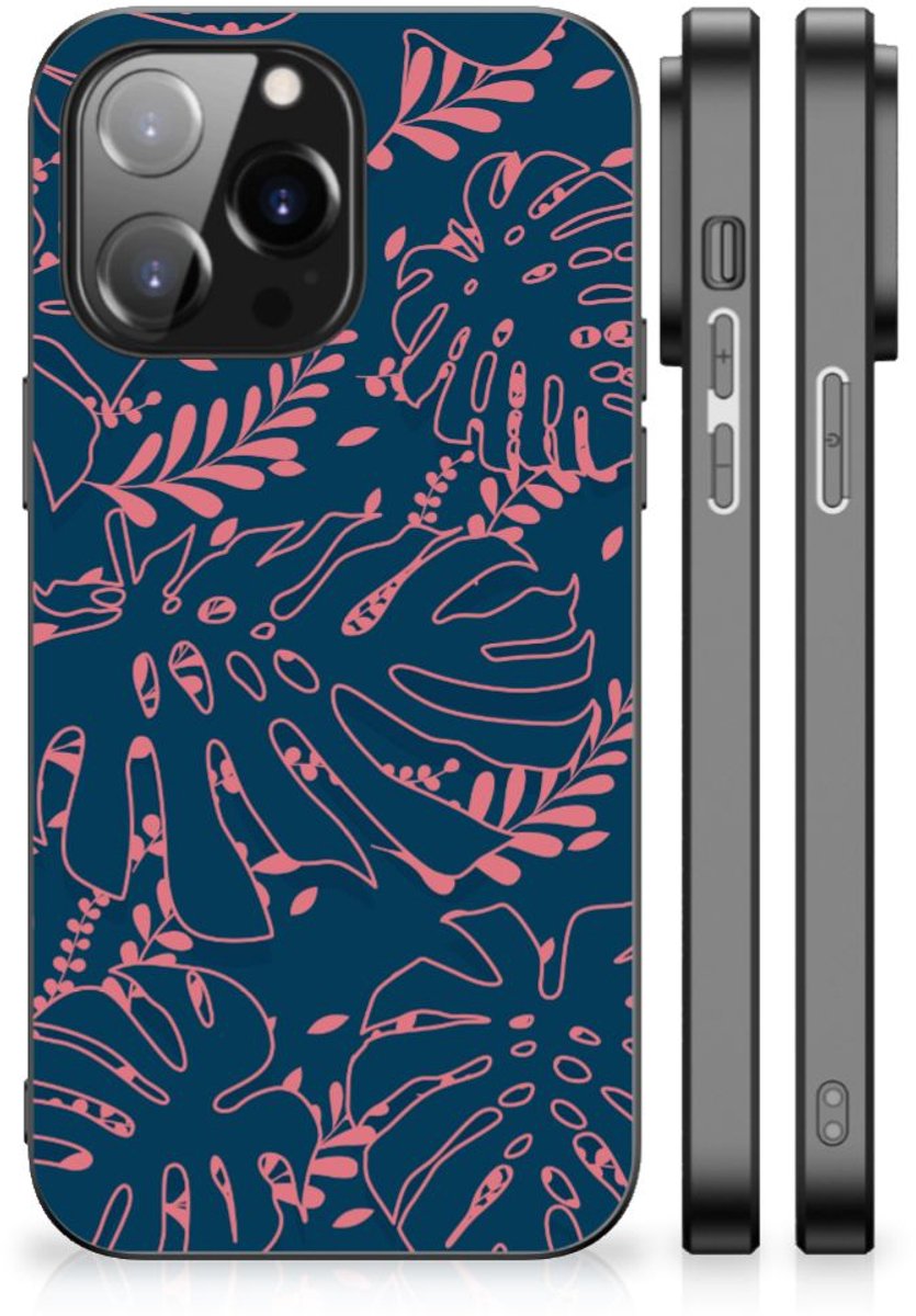 iPhone 14 Pro Max Bloemen Hoesje Palm Leaves