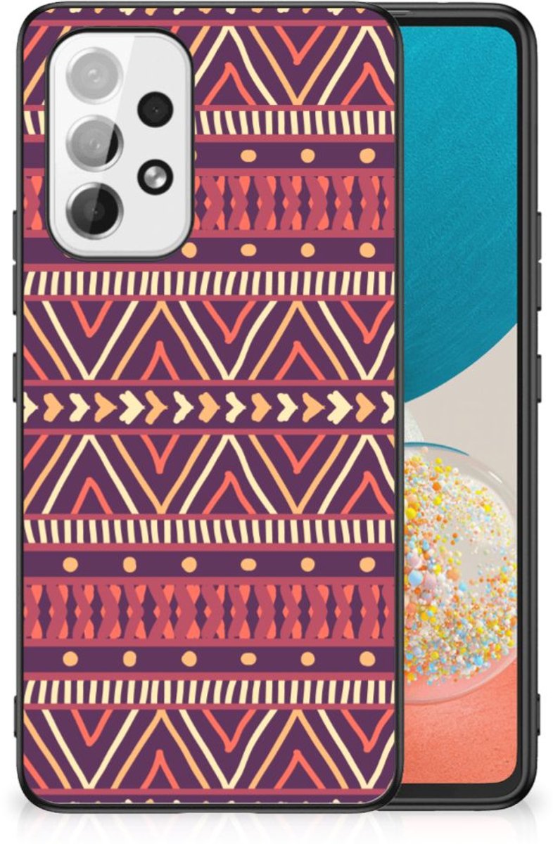 Samsung Galaxy A53 Back Case Aztec Paars