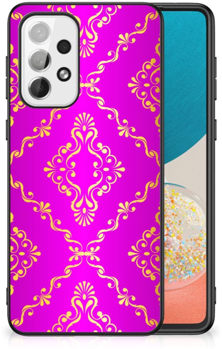 Back Cover Samsung Galaxy A73 Barok Roze