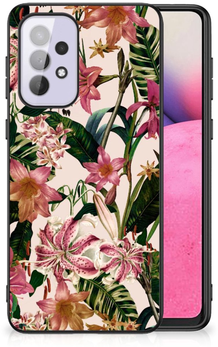 Samsung Galaxy A33 5G Bloemen Hoesje Flowers
