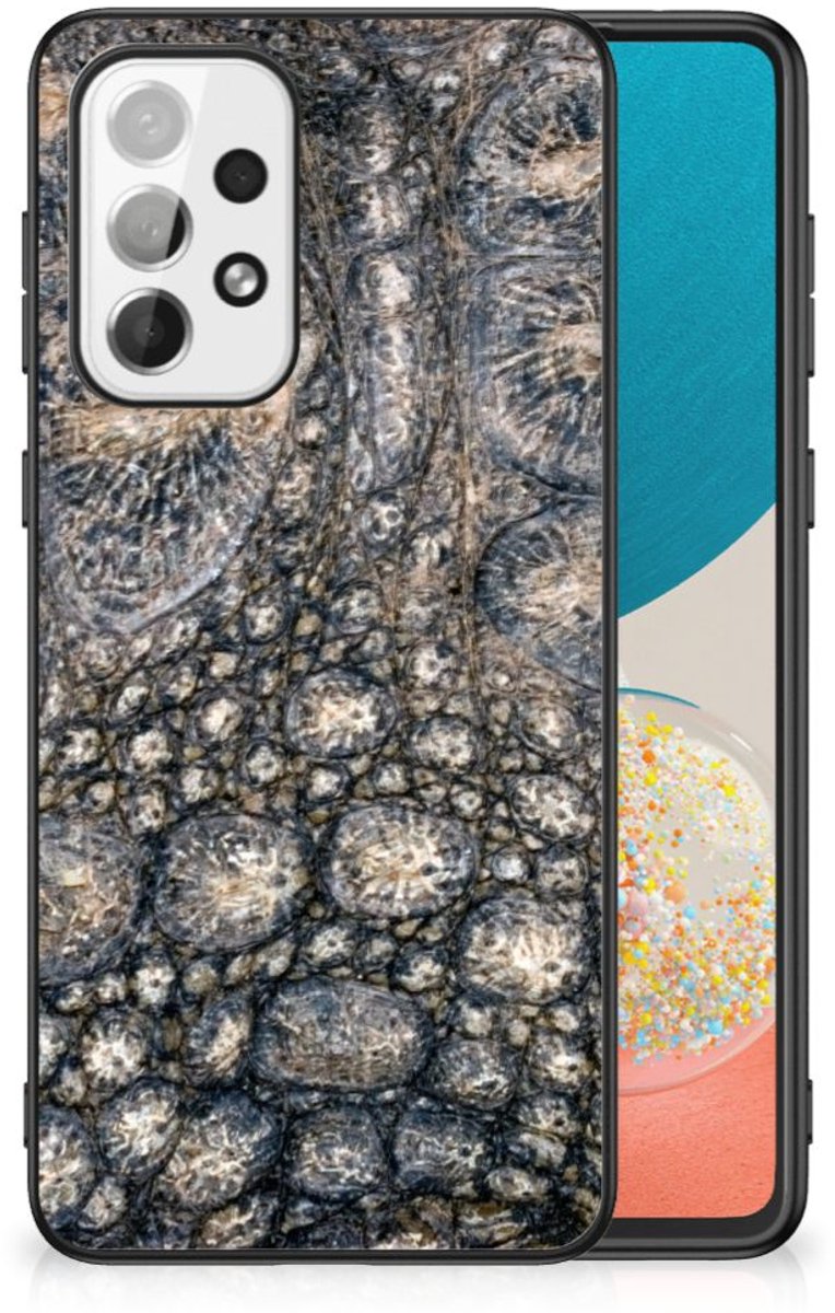 Samsung Galaxy A73 Dierenprint Telefoonhoesje Krokodillenprint