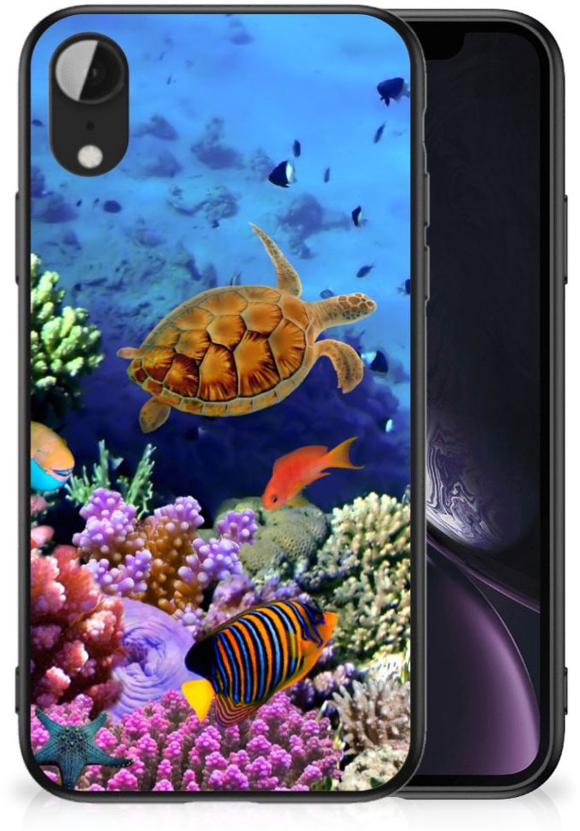 Apple iPhone XR Dierenprint Telefoonhoesje Vissen