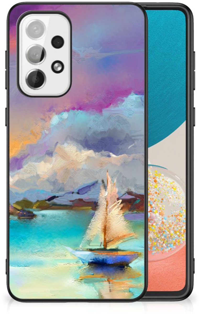 Kleurrijke Telefoonhoesje Samsung Galaxy A73 Boat