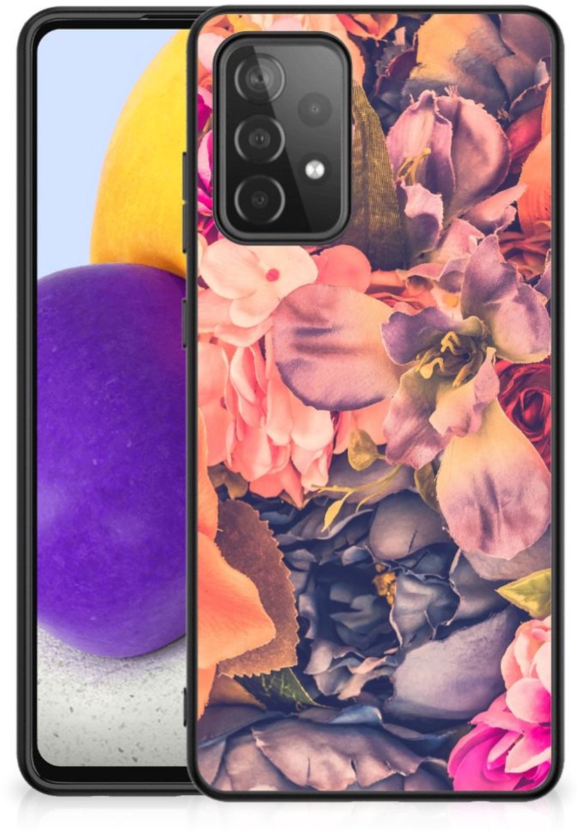 Samsung Galaxy A72 (5G/4G) Bloemen Hoesje Bosje Bloemen