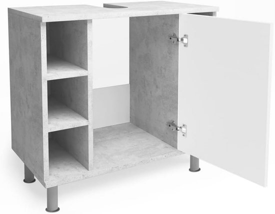 Wastafelonderkast voor de badkamer, vrijstaand