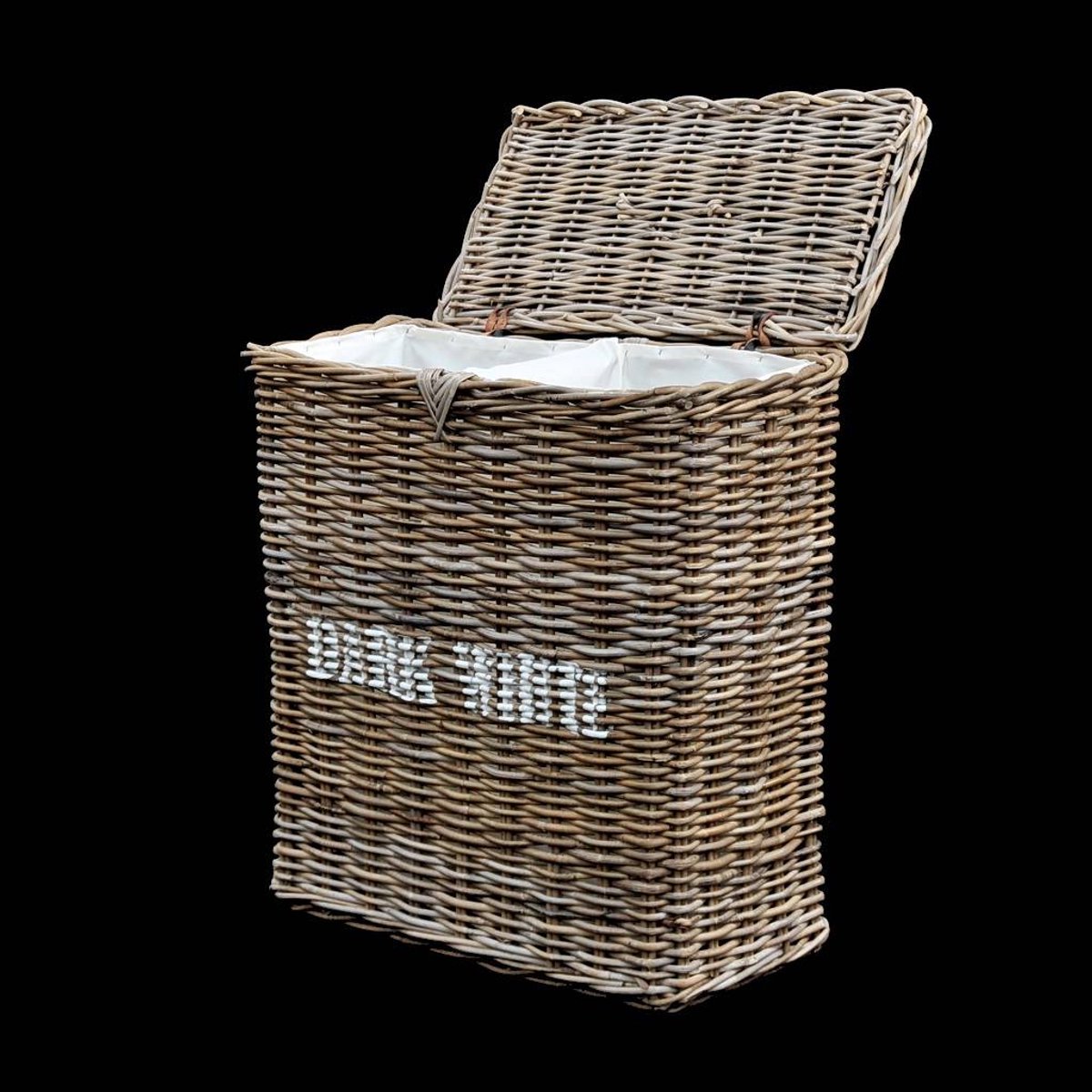 Decomeubel - Rotan wasmand kubu grey