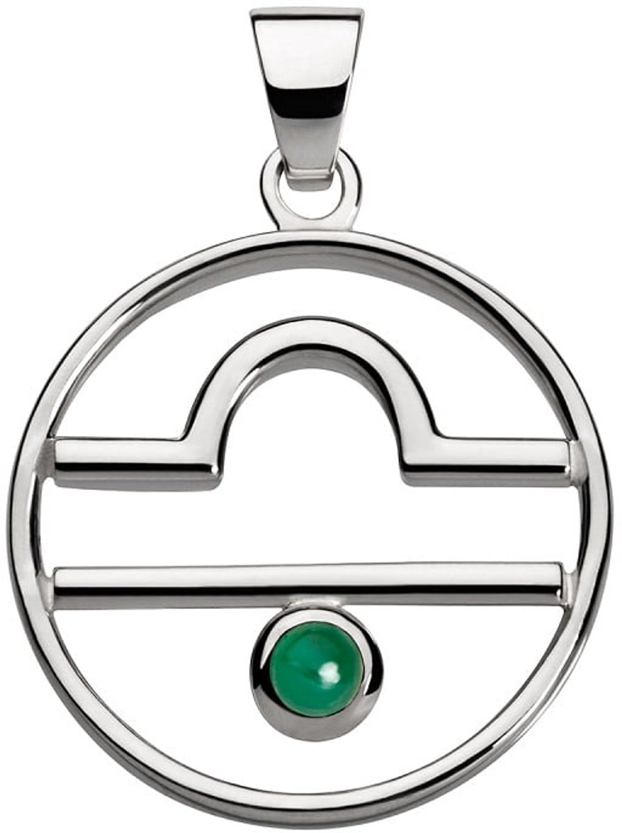 Weegschaal hanger met agaat