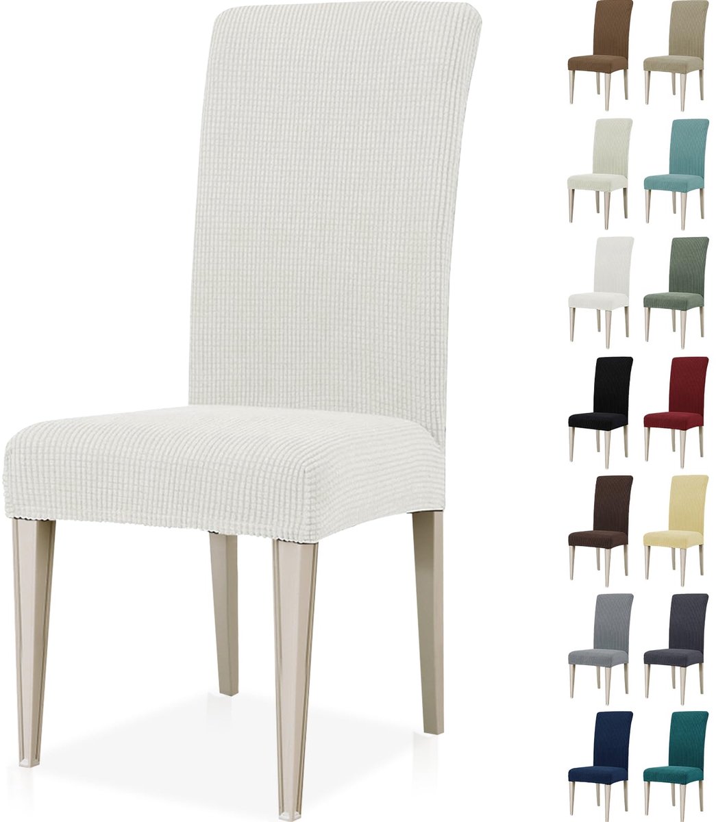 Ibenzoa® Uitgebreide Set van 6 Elastische Stoelhoezen voor Diverse Interieur en Exterieur Gebruik