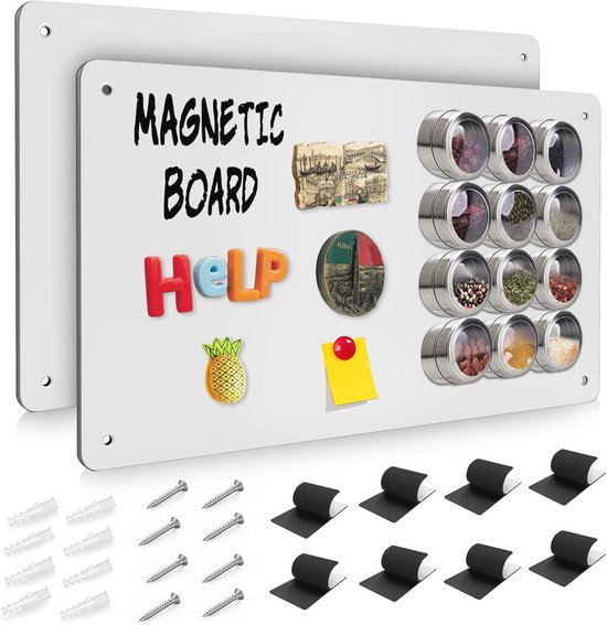 Magneetbord Ultradun Magnetisch Metaal Krijtbord Frameloos Wandbord magneetbord-ultradun-magnetisch-metaal-krijtbord-frameloos-wandbord