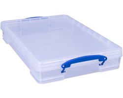 Opbergbox ru 10ltr 520x340x85mm transp wit