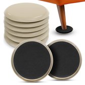 Patins De Meubles Pour Moquette – 8 Patins En Plastique