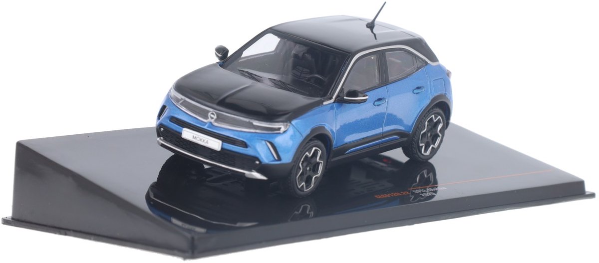 Opel Mokka 2020 Blauw - Modelauto schaal 1/43 - Nieuw in doos