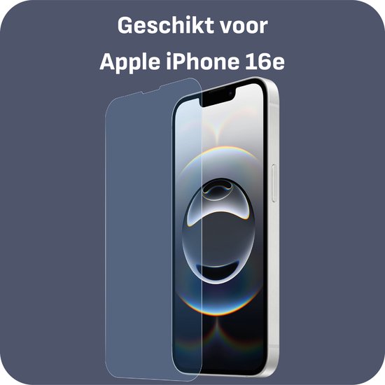 Protection d'écran en Tempered Glass Cazy pour iPhone 16e - Transparent
