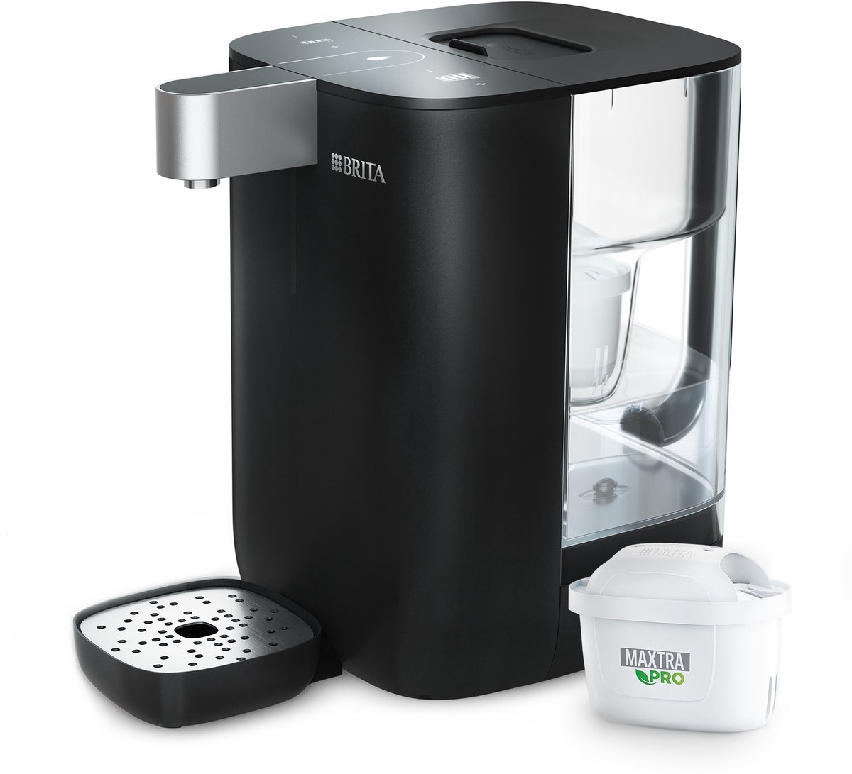 Bol.com BRITA Cube waterdispenser en theemachine voor thuis - Zwart - Maak perfecte thee dankzij verschillende instellingen voor... aanbieding