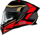 IXS iXS912 SV 2.0 Blade Mat Zwart Rood Integraalhelm - Maat M - Helm
