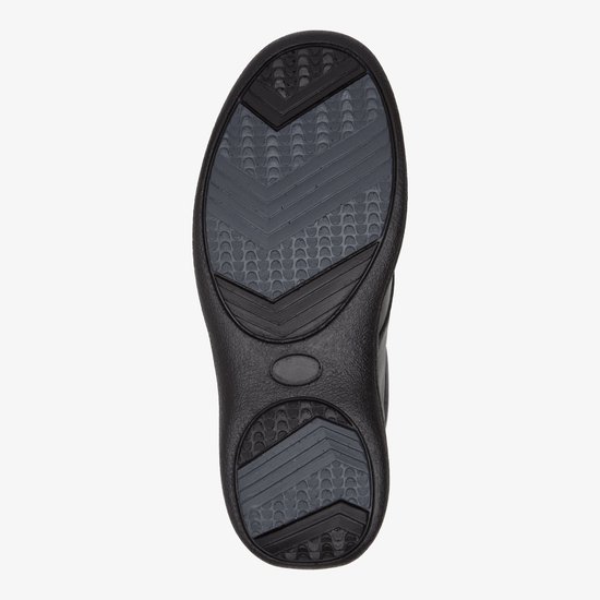 ZDJSW Diabetes Schoenen Heren - Luchtkussen Lederen Schoenen Met Magic Button