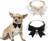 Pet Pearl Collar Verstelbare Halsband Geschikt Voor Kleine En Middelgrote Katten En Honden Ketting Jewelrym