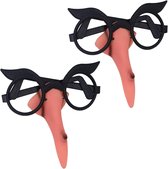 Inovra Plus - Halloween Neus Bril voor Cosplay en Party Decoratie met Grappige Eyewear - Set van 2 Stuks