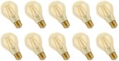 Ampoule LED Spectrum E27 4,9 W 230 V - 490 lumens - Blanc chaud 2 400 K - Lumière chaleureuse - Économe en énergie - 10 pièces