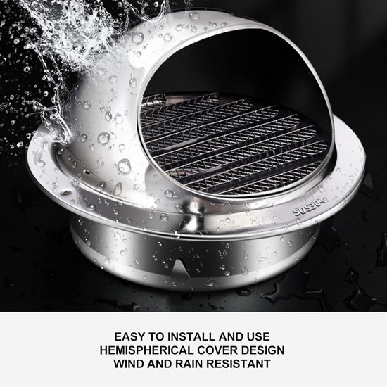 Hollex ventilatierooster rvs316 3 - XXL water