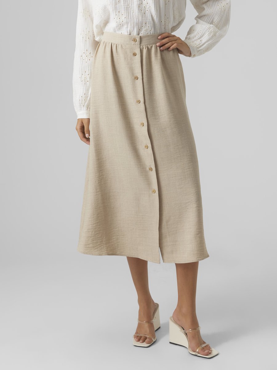 Vero Moda Rok VMMELANEY High waist Lange rok