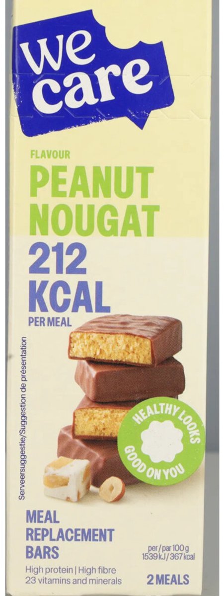 WeCare Meal Replacement Bars Peanut Nougat - 116 gr — afbeelding 5