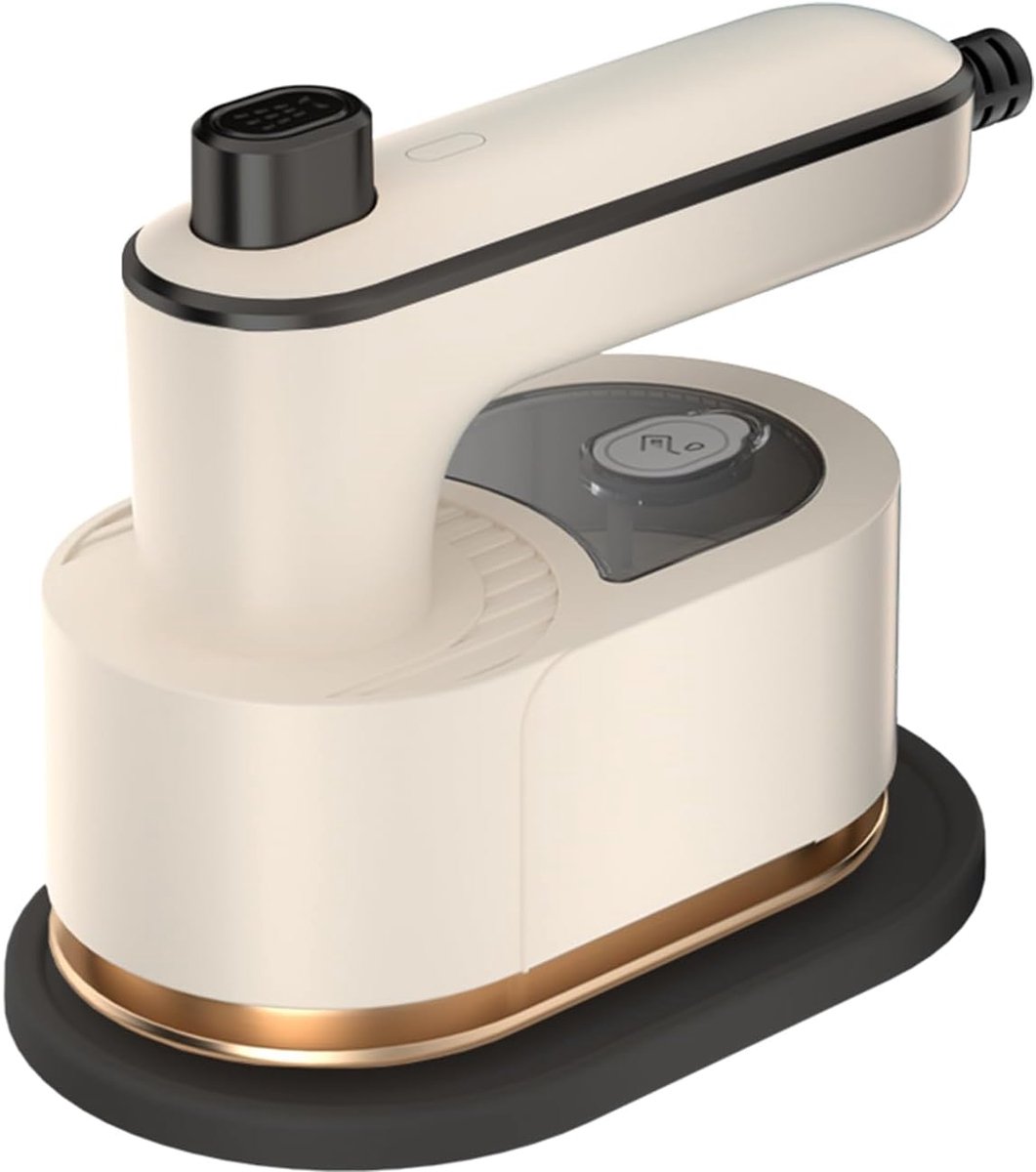 Strijkijzer, stapelbare kledingstomer, draagbaar strijkijzer, mini-strijkmachine, beige