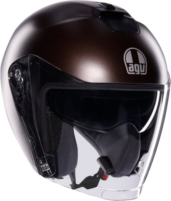 AGV Irides Mono Mat Brons Jethelm - Maat M - Helm