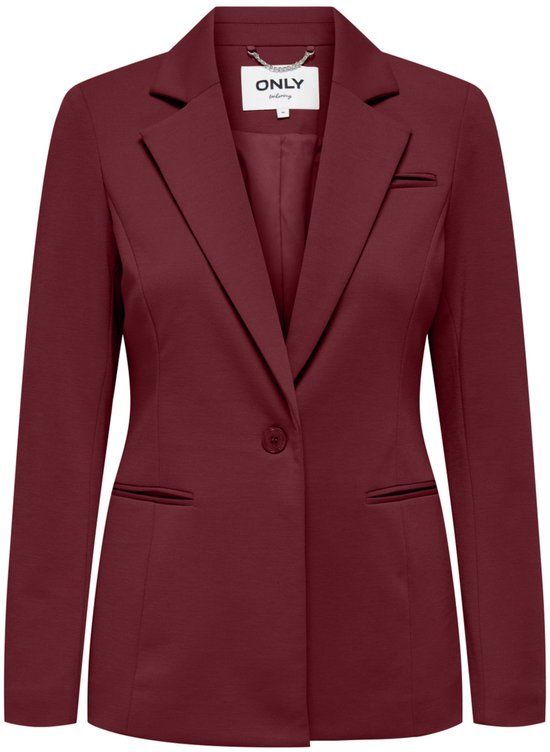 Only Blazer Onlpeach L/s Fit Blazer Tlr Noos 15298659 Cabernet Dames Maat - W34
