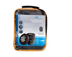 ProPlus Bandenhoezen Profi - Set van 4 stuks - Autobandenhoes - Bandentassen - Winterbandenhoes - Zomerbandenhoes - Zwart