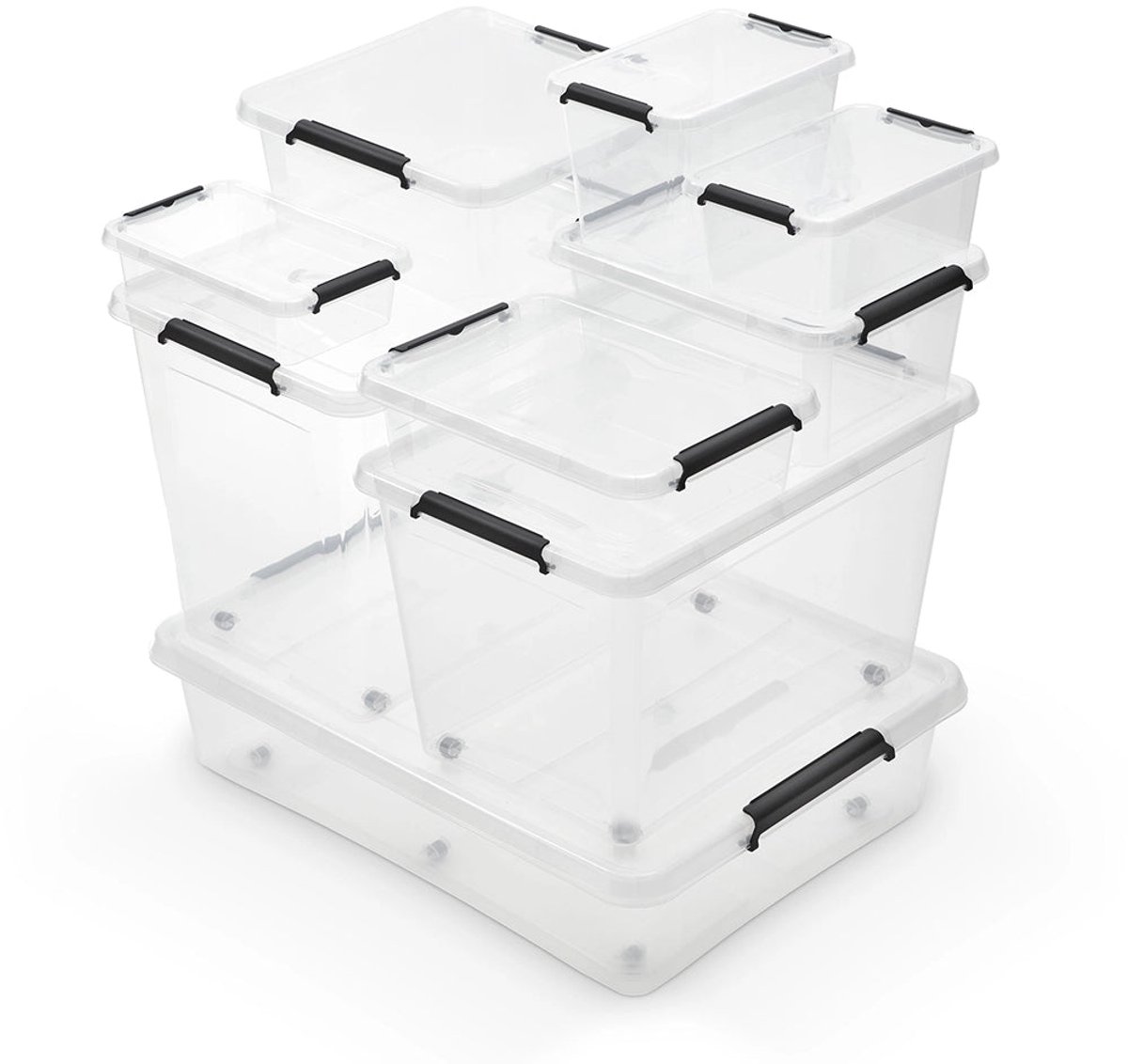 Orplast Opbergbox - SimpleStore - 60 liter - rolbaar