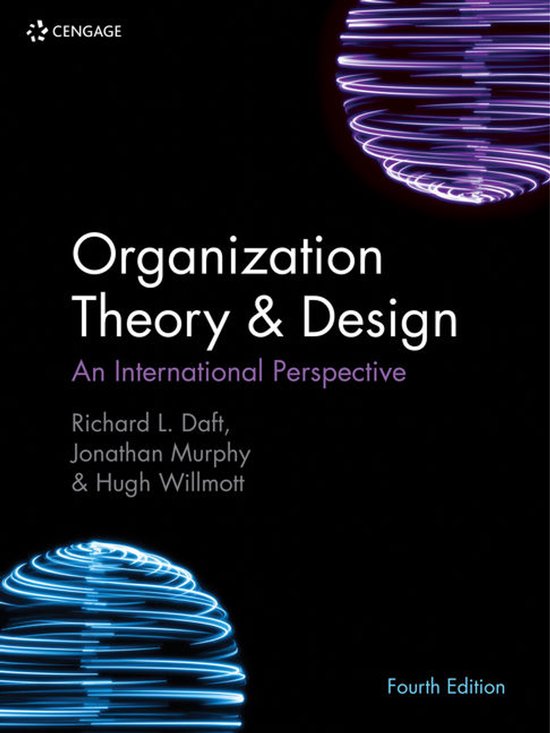 Organization Theory & Design - cover