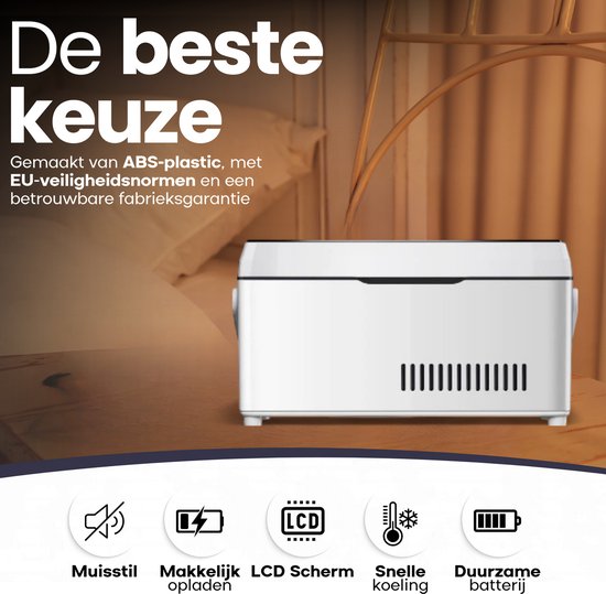 MODITO Medicijnkoelkast PRO - draagbare mini koelkast voor medicatie - zilver van Merkloos — afbeelding 3