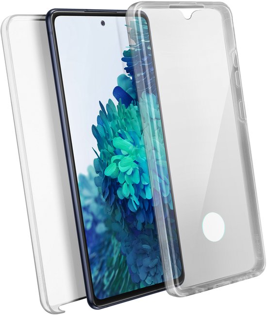 Coque Avizar compatible avec Galaxy S20 FE, intégrée avant et arrière, transparente