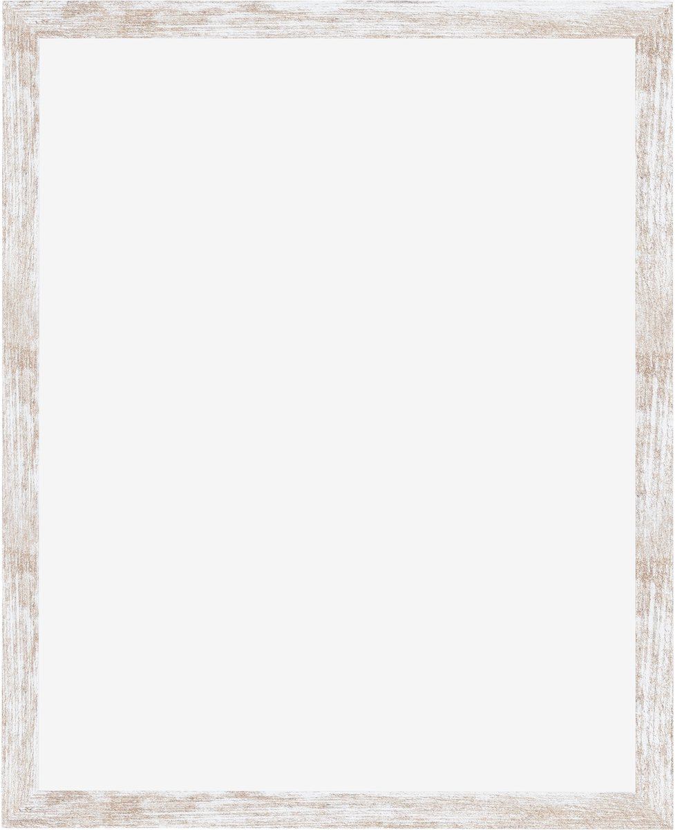 Dutch Frame Factory Fotolijst 40x45 cm - MDF - White Wash - Cork