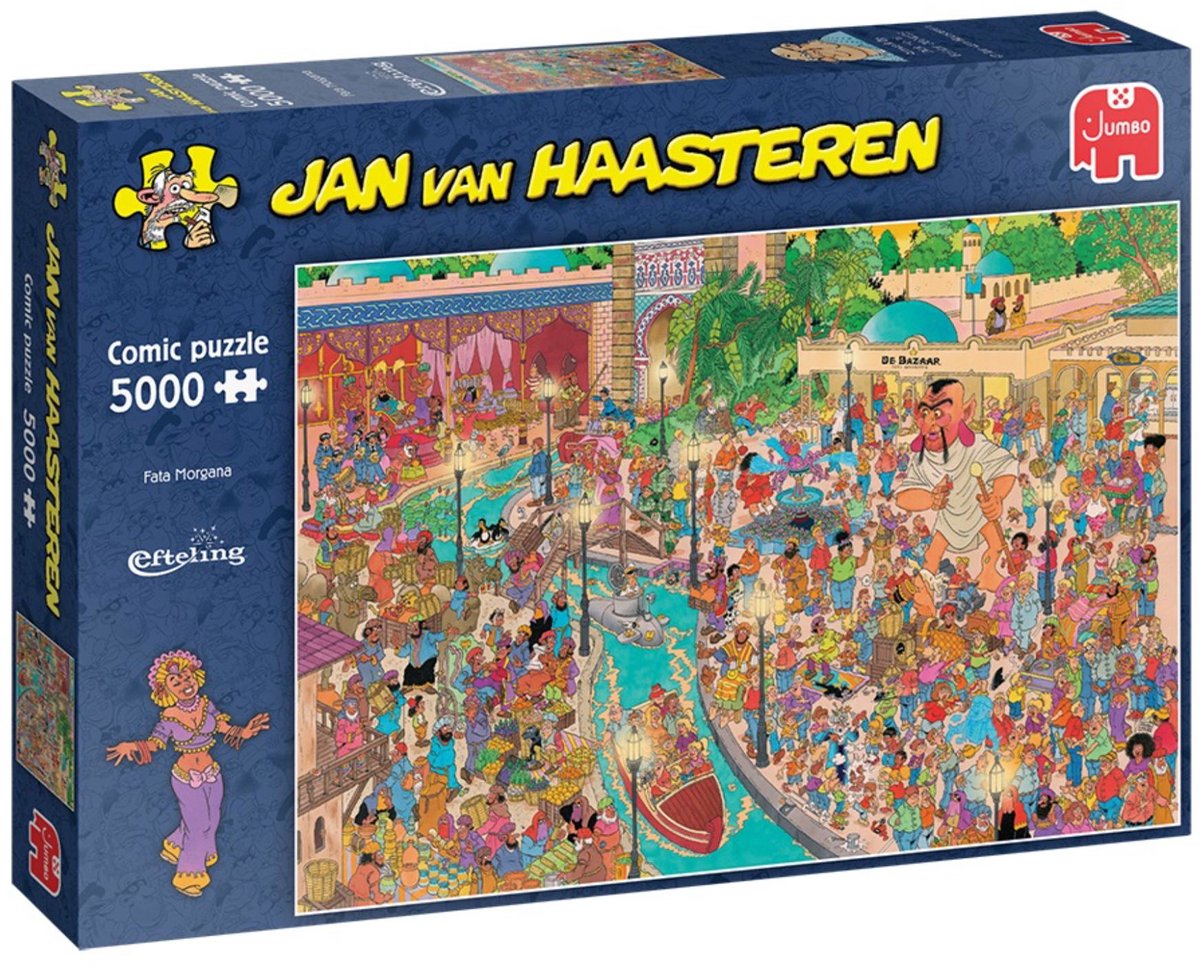 Jan van Haasteren - Efteling Fata Morgana - 5000 stukjes puzzel - Legpuzzel