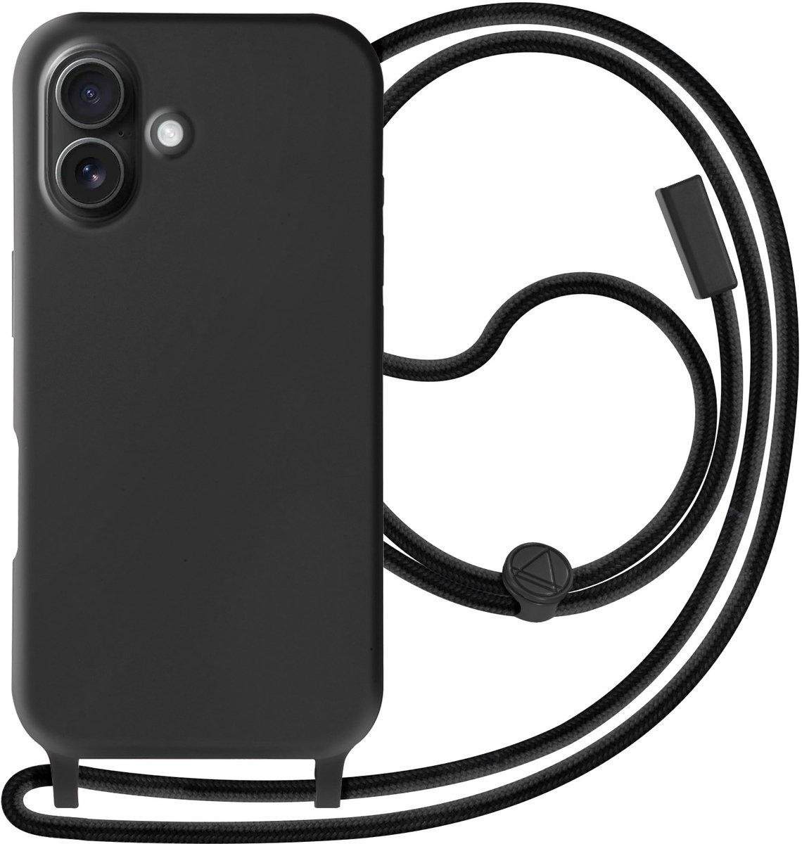 Avizar Halfharde zachte hoes Geschikt voor Apple iPhone 16 Pro Max, Zwart