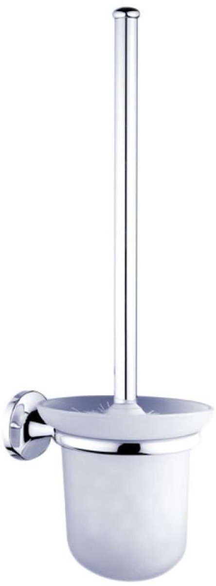 Nimco Monolit - Toiletborstel voor wandmontage met houder, mat glas/chroom MO 4094C-26