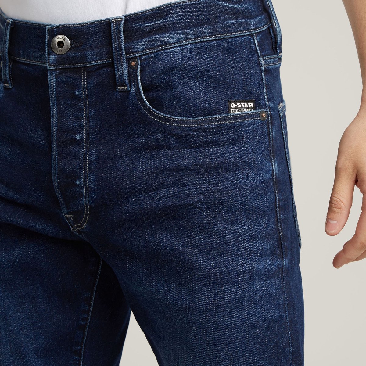 G-Star 3301 Slim Heren Jeans Dk Aged