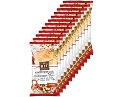De Rit | Kikkererwtenchips | Paprika | 12 stuks | 12 x 75 gram