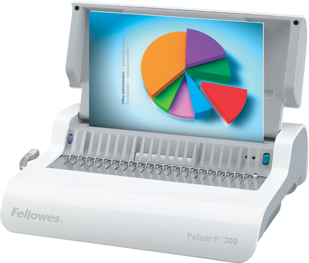 Fellowes inbindmachine Pulsar-e elekrisch plastic bindrug, 300 vel thumbnail 5
