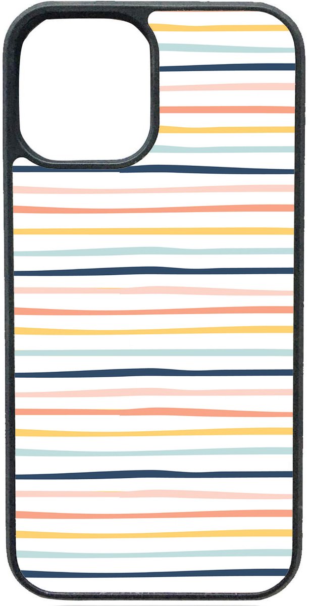 Telefoonhoesje - GEKLEURDE STREPEN - Iphone 15 Pro Max