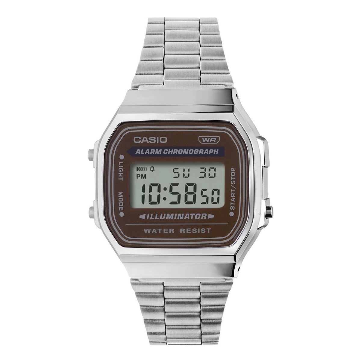 Casio Casio Collection Vintage A168WA-5AYES Horloge - Staal - Zilverkleurig - Ø 35 mm