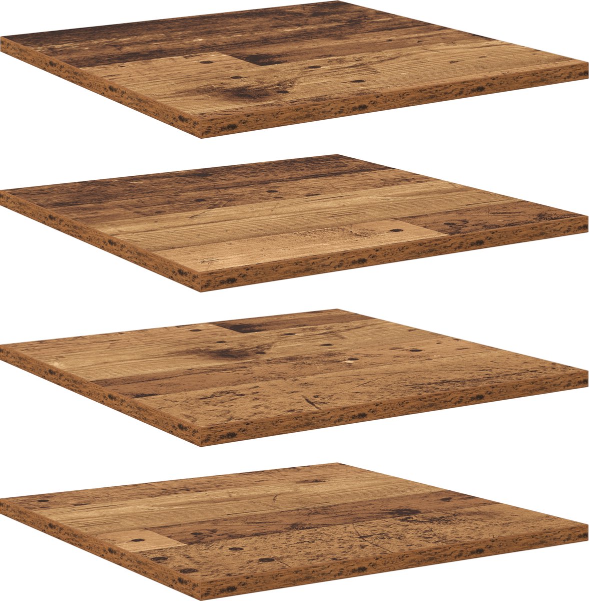 vidaXL - Boomvormige boekenplank met 13 vakken - Oud hout - 86x25.5x140 cm | Leen Bakker