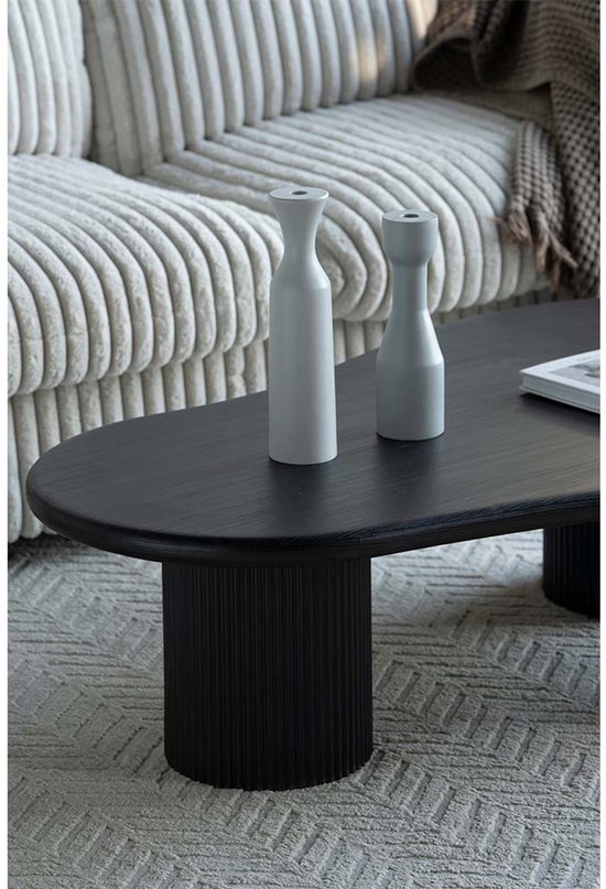 Milton & Oldbrook Salontafel 130 cm Tornio Zwart