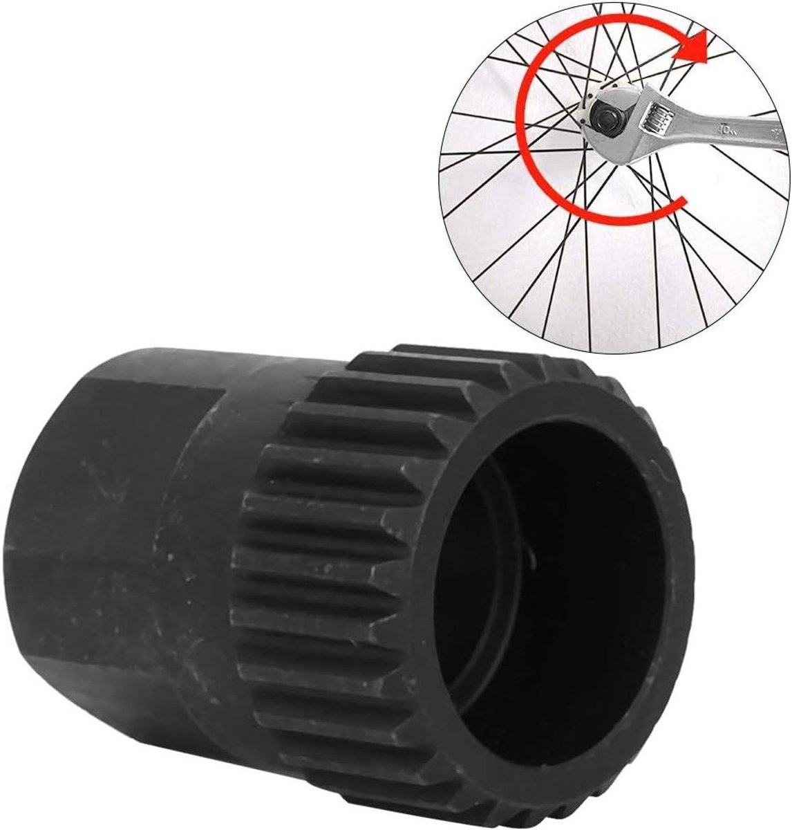 Allecto Plus - Freewheel Removal Tool voor Lichtgewicht Fiets Cassette - Geschikt voor DT Swiss Ratchet System - Eenvoudig te Gebruiken - Fietsaccessoire met Sleutel voor Onderhoud en Reparatie