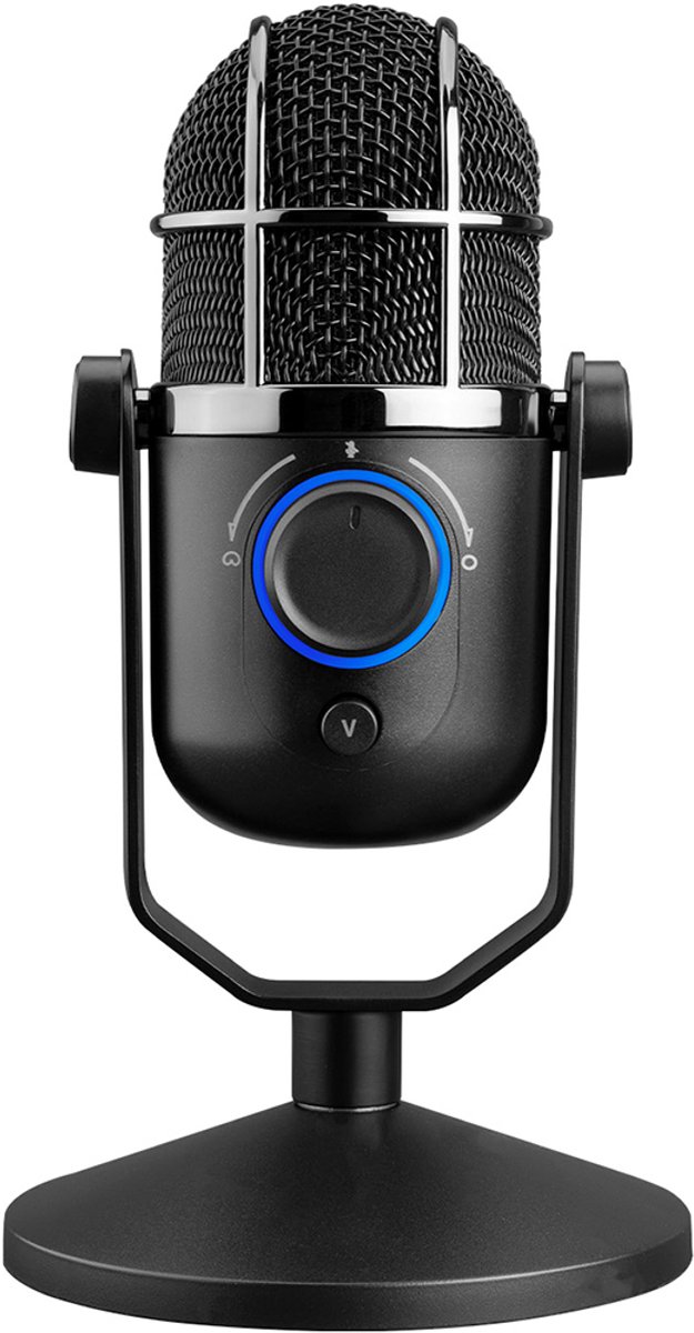 Thronmax MDrill Dome Gaming Streaming en Studio microfoon voor PS4 en PC - Zwart