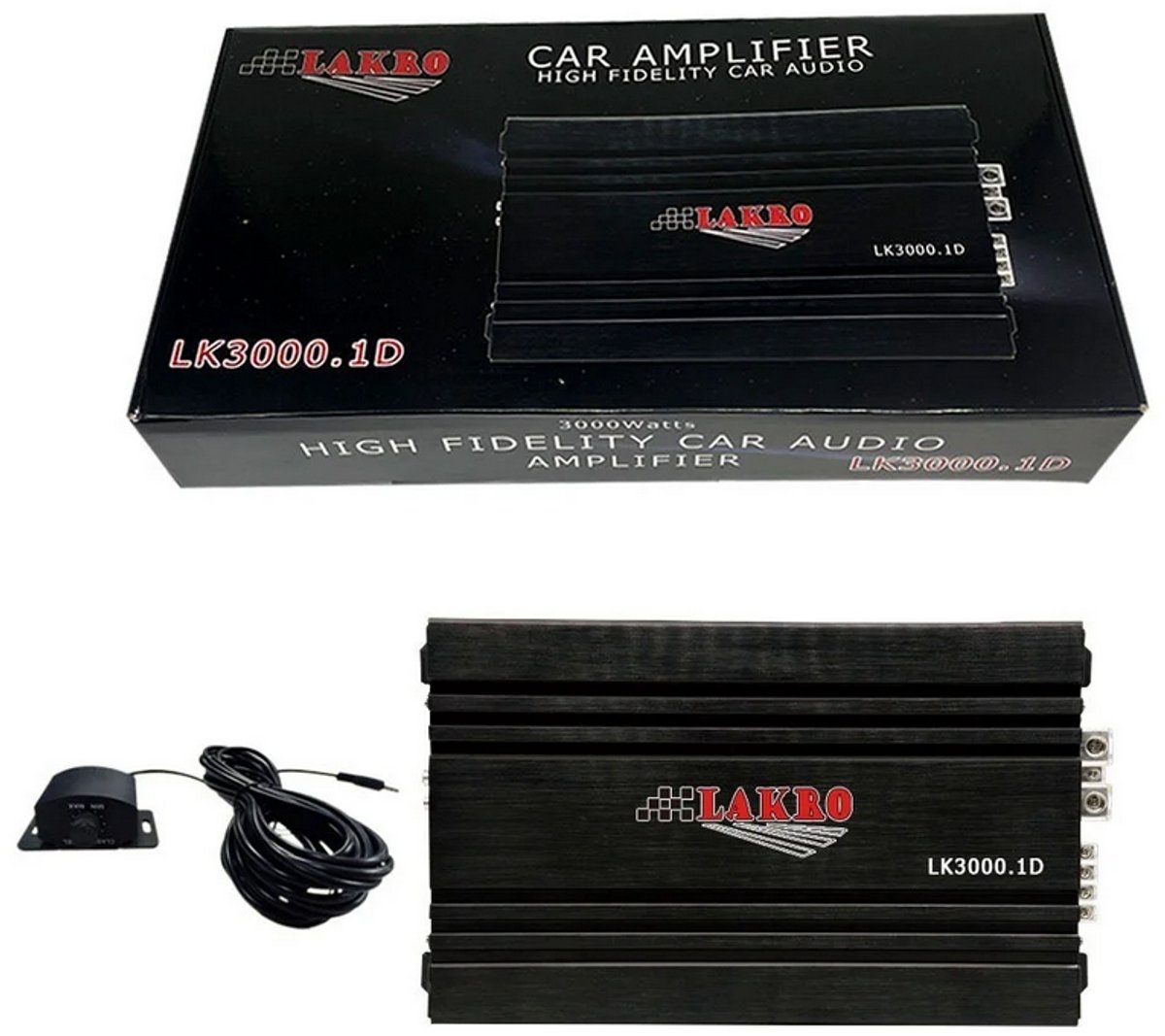 LK3000.1D - Monoblock - Lakro - 1500 watt RMS - 1 Ohm