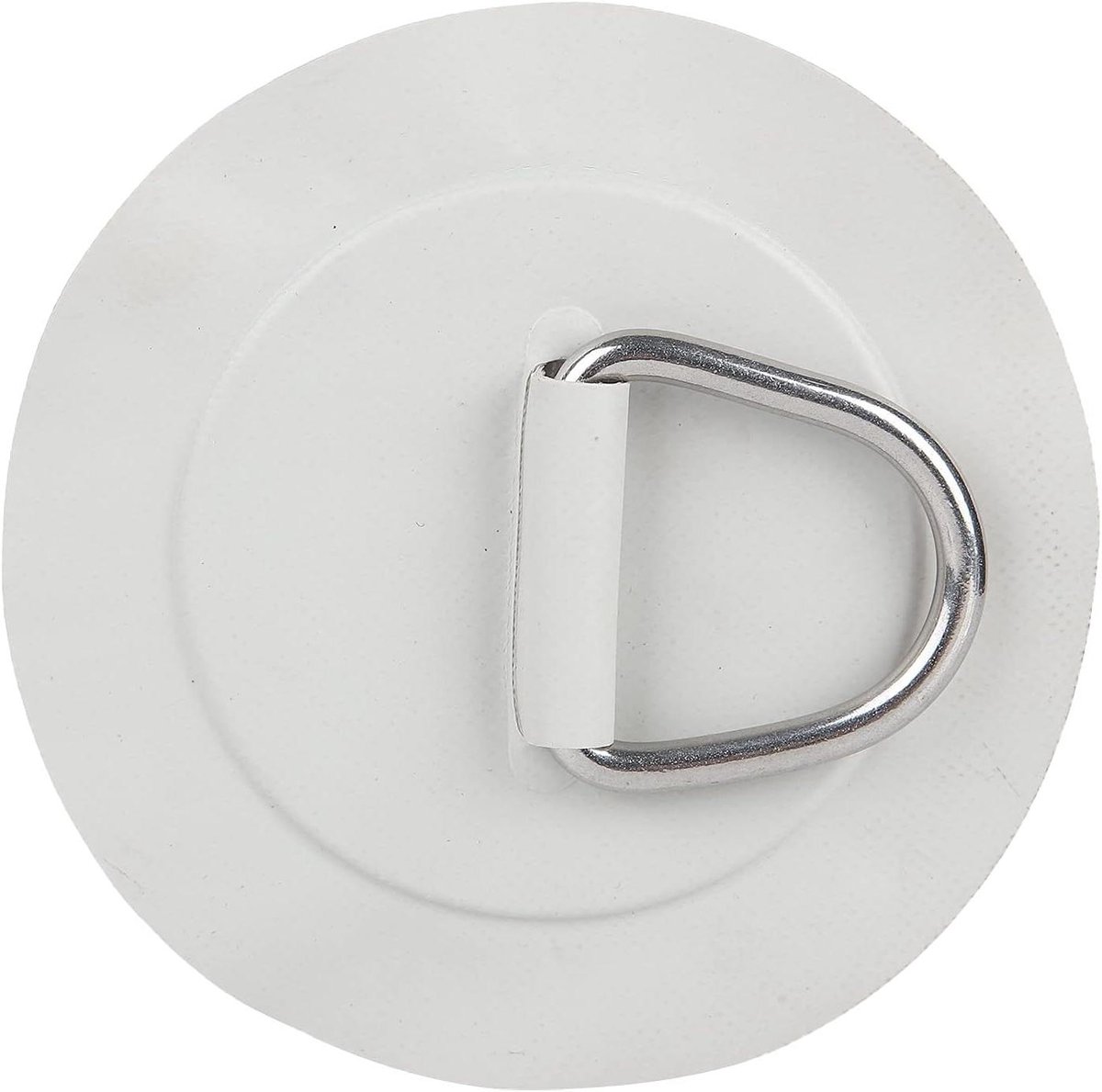 Allecto Plus - D Ring Pad Patch van PVC en Roestvrij Staal voor Opblaasbare Boot, Kajak en Surfbord. Verstevigingspatch van 6 inch.